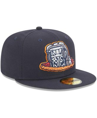 Men's Navy Bowling Green Hot Rods Theme Nights Bowling Green Sinkholes 59FIFTY Fitted Hat