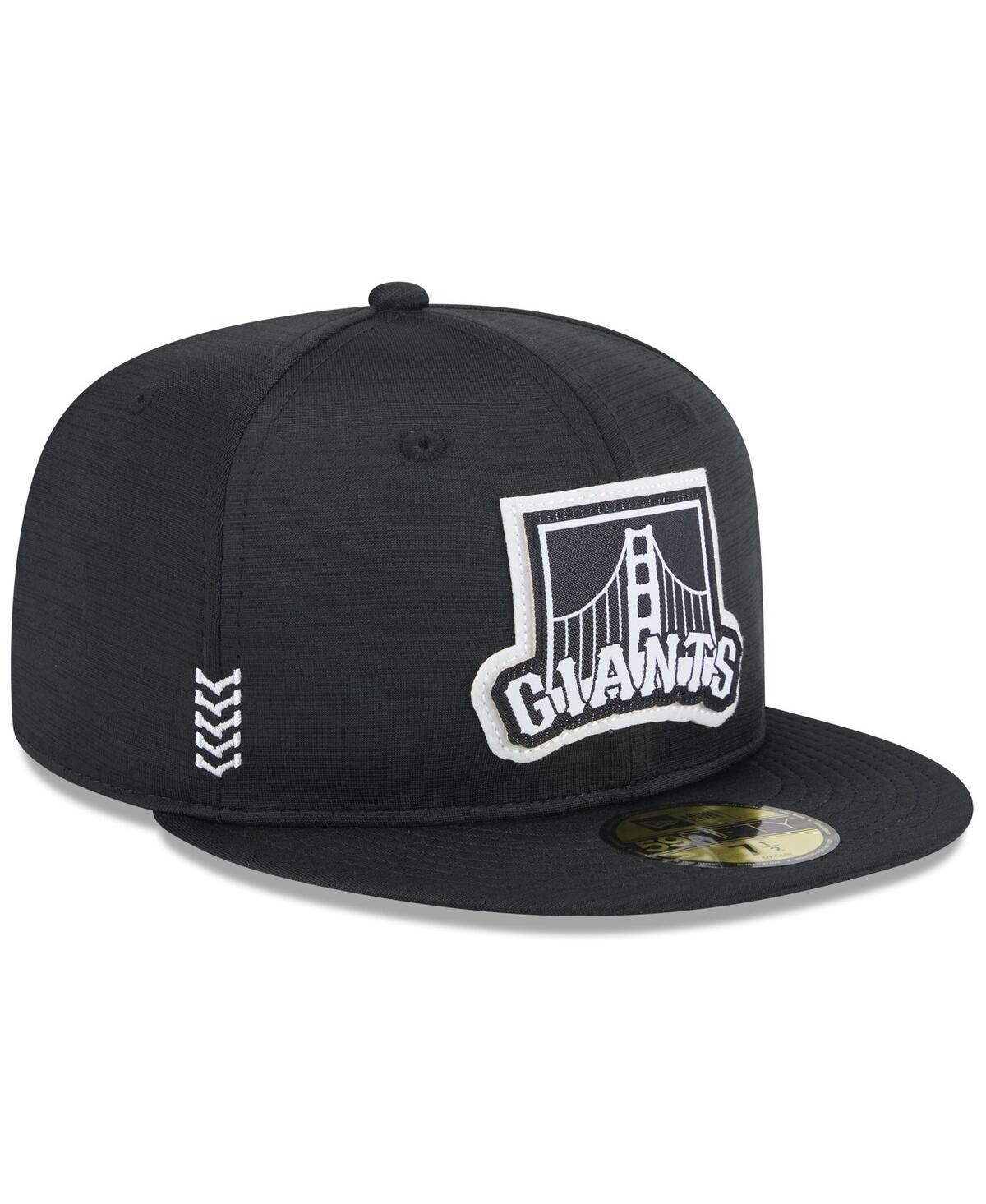 Shop New Era Men's  Black San Francisco Giants 2024 Clubhouse 59fifty Fitted Hat