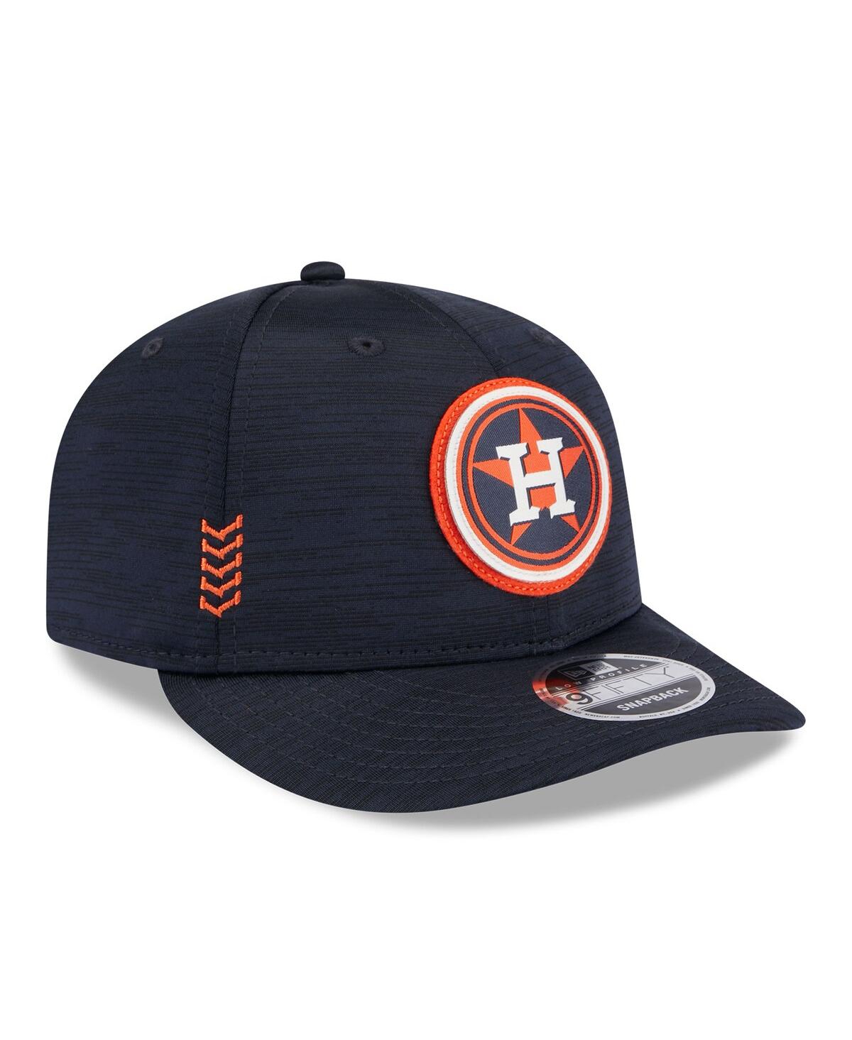 New Era Navy Houston Astros 2024 Clubhouse Low Profile 59fifty Snapback Hat In Navy
