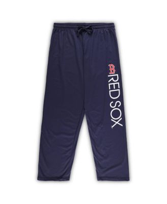 Women's Red, Navy Boston Red Sox Plus Size Meter Tank Top and Pants Sleep Set