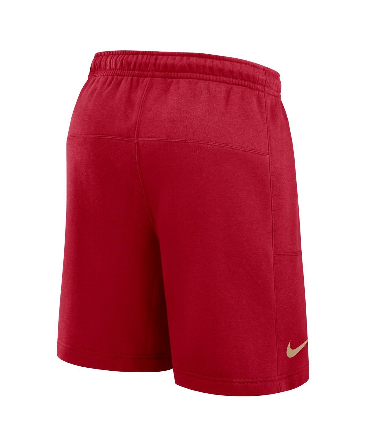Shop Nike Men's  Scarlet San Francisco 49ers Arched Kicker Shorts