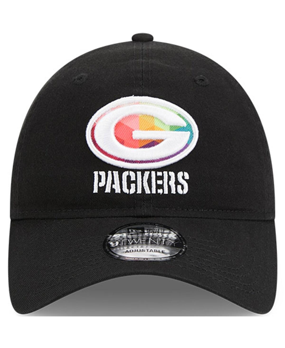 Men's New EraGreen Bay Packers 2023 Nfl Crucial Catch 9TWENTY Adjustable Hat - Black