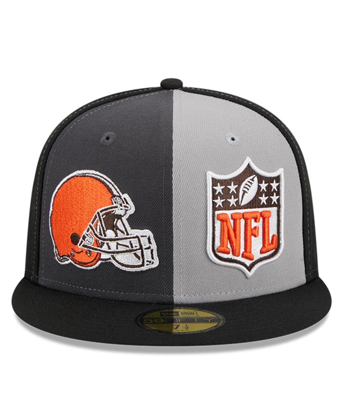 Men's New Era Black Cleveland Browns 2023 Sideline 59FIFTY Fitted Hat - Black