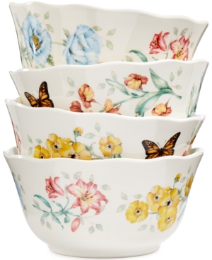 Of 4 Melamine All Purpose Bowls