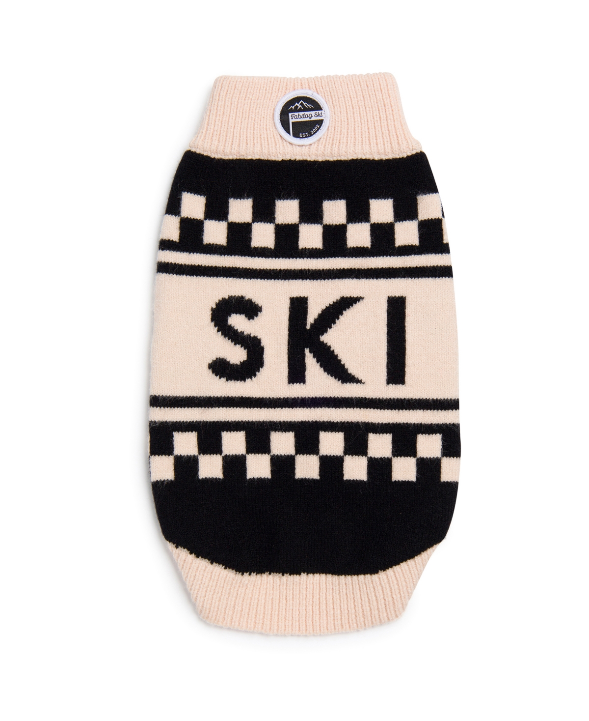 Fab Ski Mini Check Sweater - Black