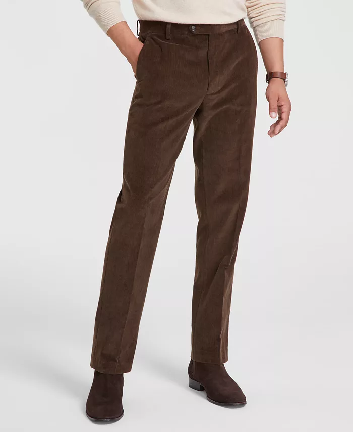 Men's Modern-Fit Solid Corduroy Pants - thumbnail 5