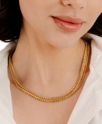 Classic 18k Gold Plated Snake Chain Necklace