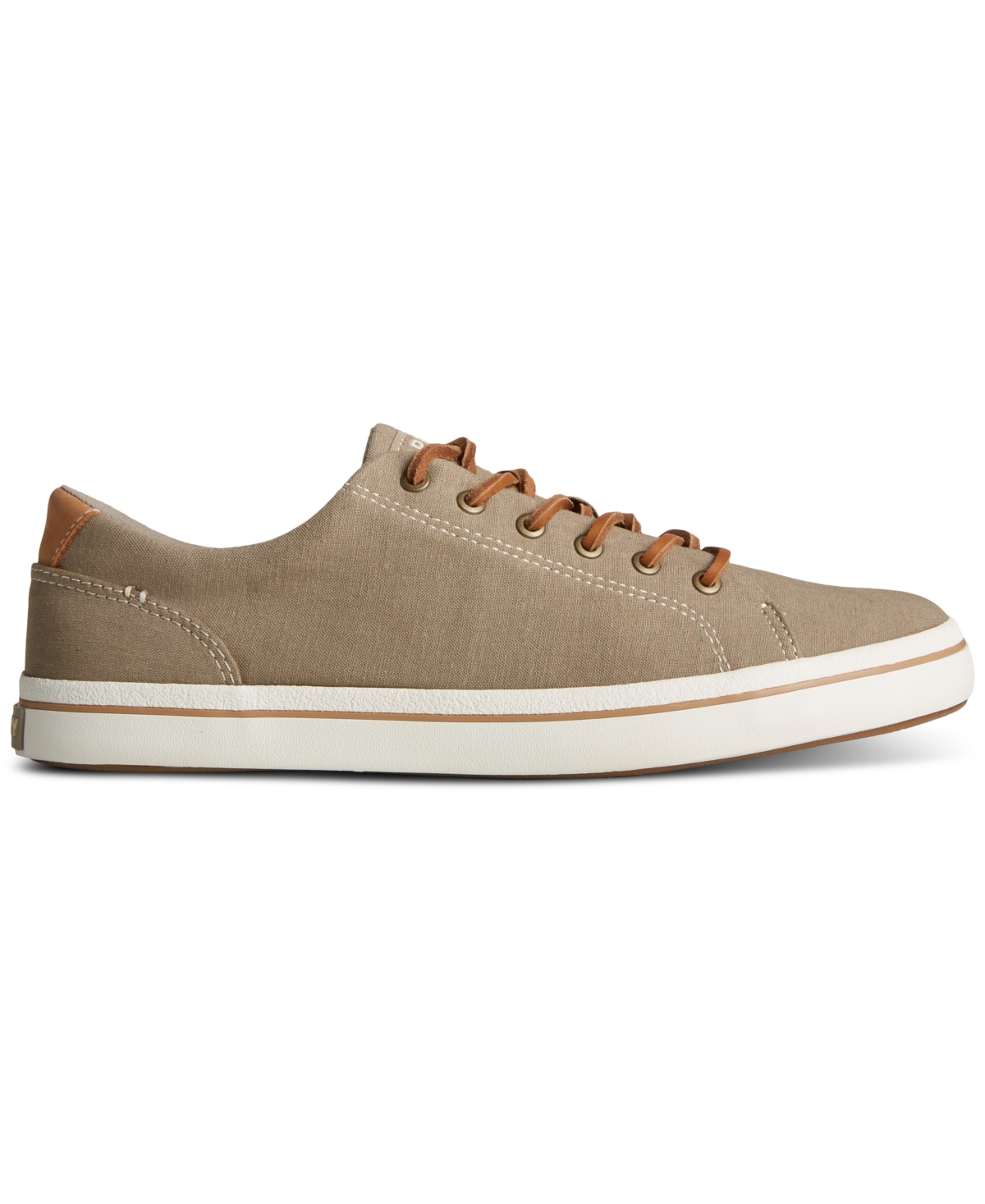 Shop Sperry Men's Striper Ii Cvo Preppy Lace-up Sneakers In Taupe