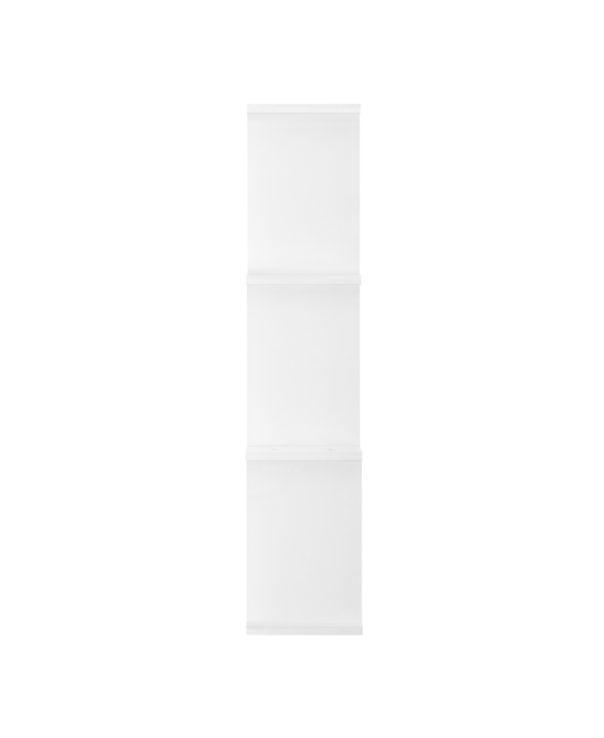 Shop Danya B 3-cube Floating Decorative Organizer Wall Shelf With Ledges, Horizontal Or Vertical Hanging Options In White