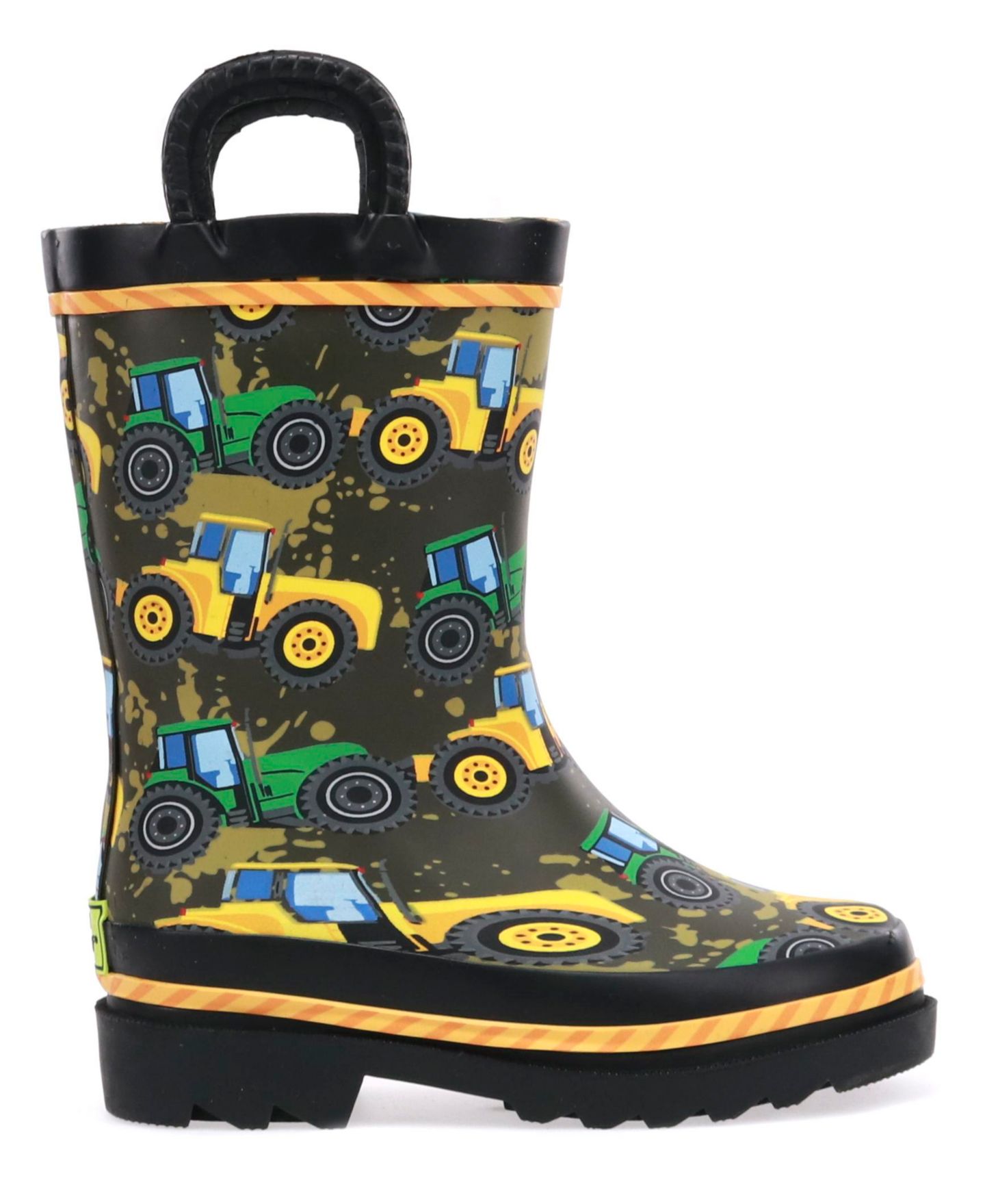Ботинки Western Chief Tractor Tough Rain Boot для мальчиков, цвет: Серо-коричневый — фото 1