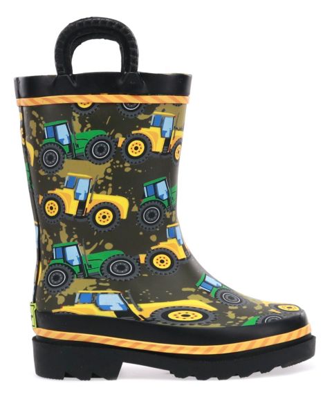 Ботинки Western Chief Tractor Tough Rain Boot для мальчиков, цвет: Серо-коричневый
