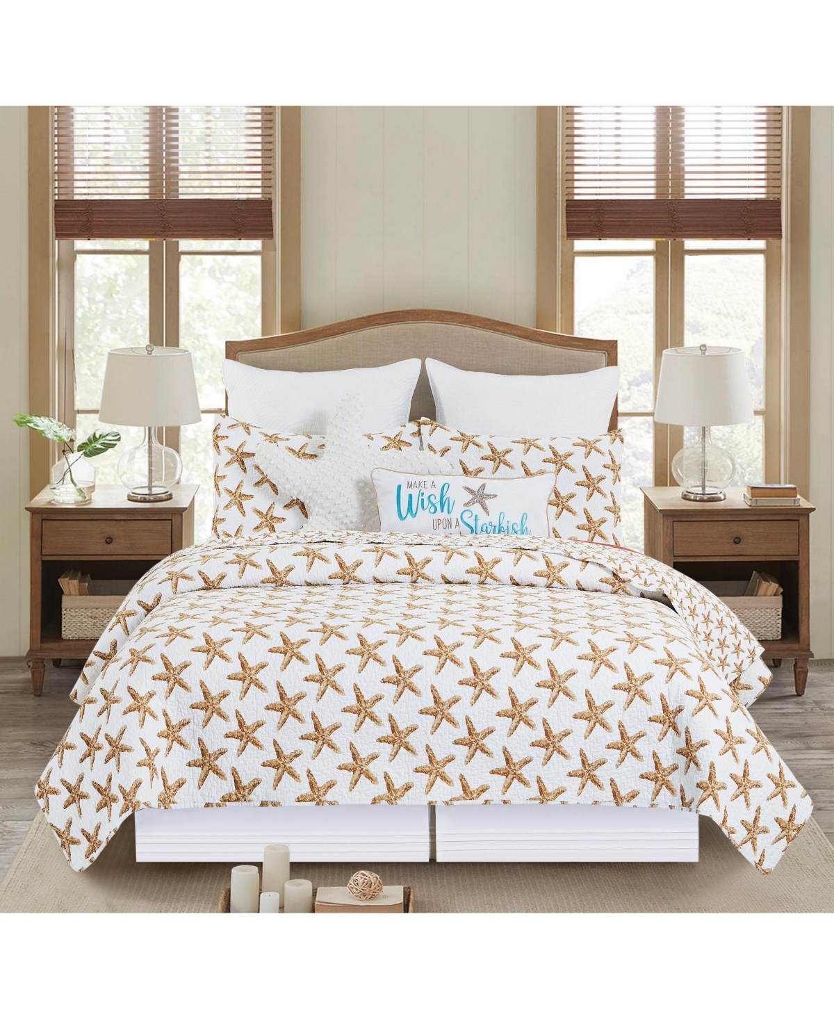 Sandbridge Stars King Quilt Set