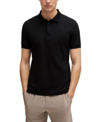 BOSS by Hugo Boss Men s Mesh Logo Slim Fit Polo Shirt Macy s