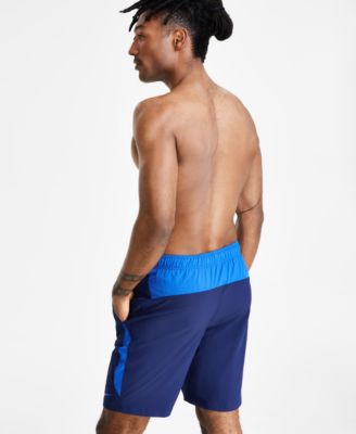 Men's Contend Water-Repellent Colorblocked 9 Swim Trunks