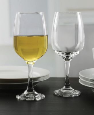 Set of 8- 11.7 oz Clear Glass Wine Goblet