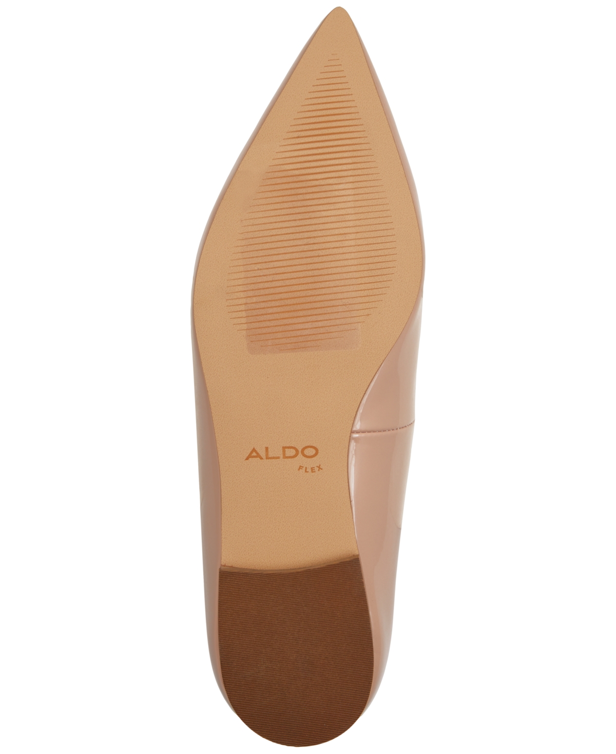 Shop Aldo Women's Stessyflat Pointed-toe Ballet Flats In Black Patent
