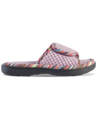 Isotoner Signature Women's Popcorn Microterry Elsie Adjustable