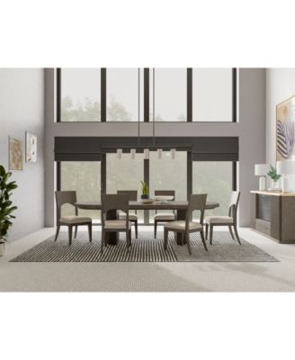 Furniture - Frandlyn 7pc Dining Set (Rectangular Table + 6 Side Chairs)