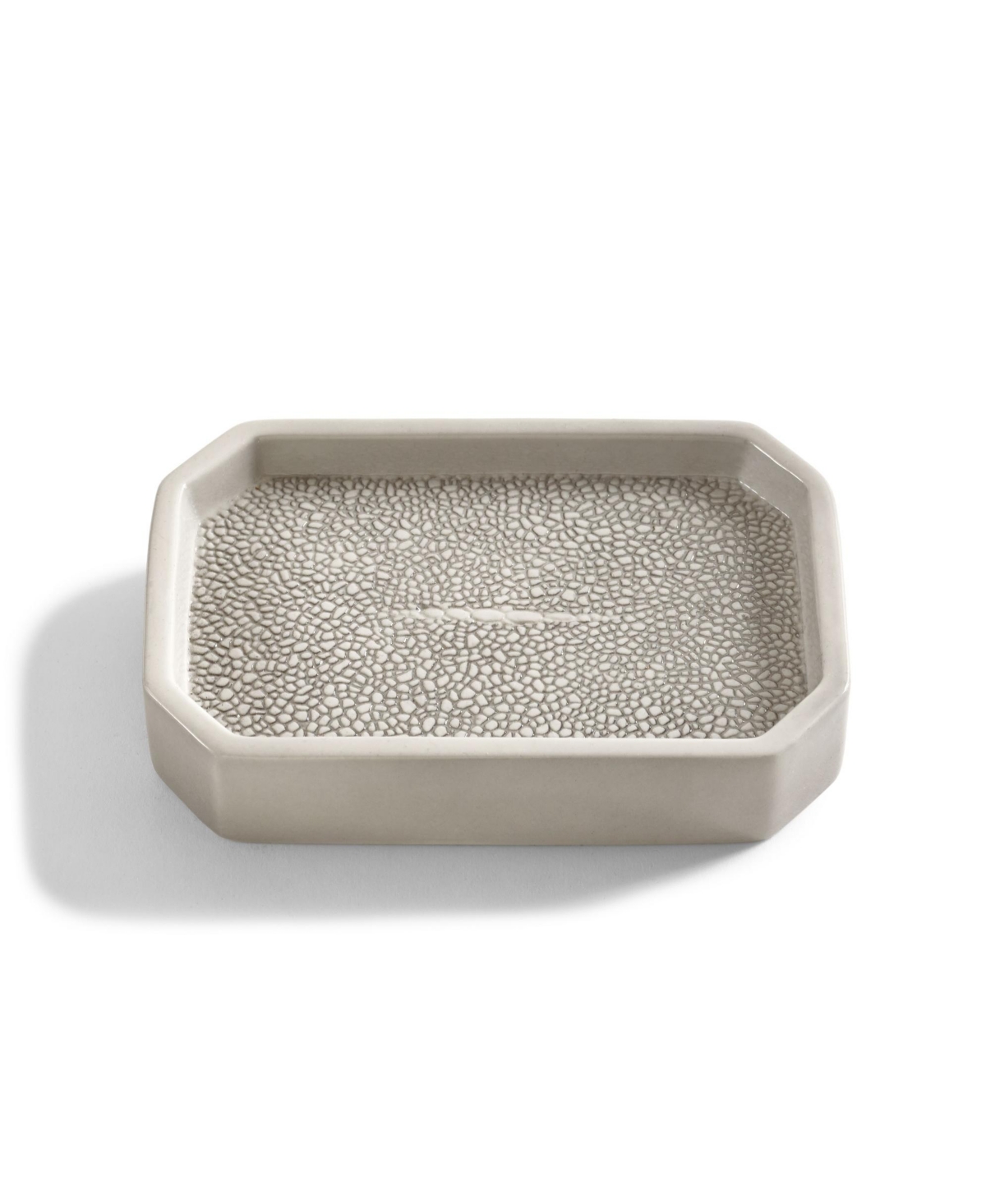 Cassadecor Regent Porcelain Soap Dish In Gray
