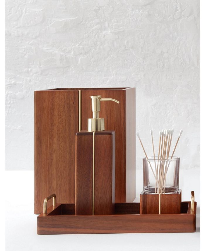 Cassadecor Soho Acacia Wood Bathroom Tray - Macy's