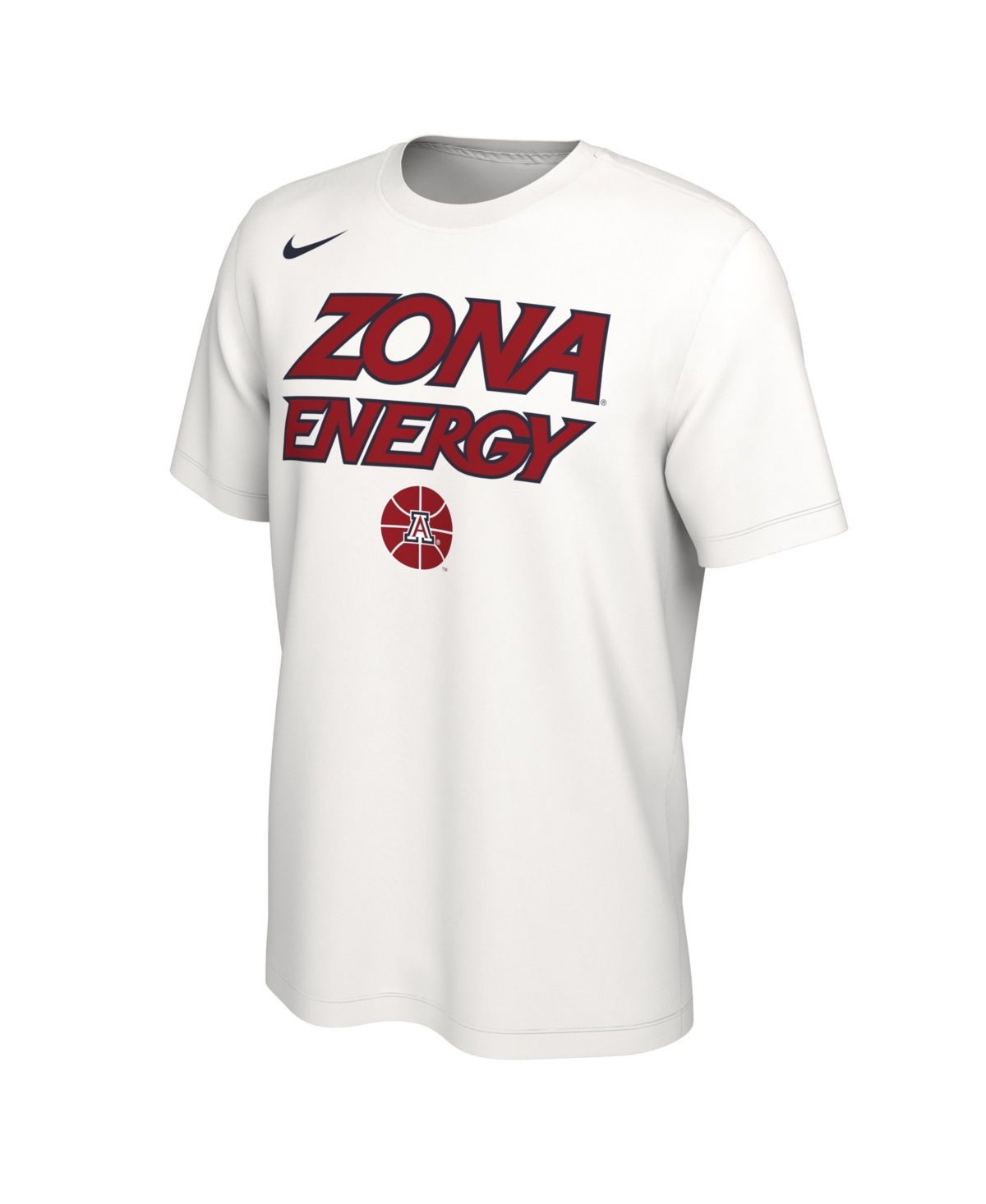 Shop Nike Men's  White Arizona Wildcats 2024 On Court Bench T-shirt
