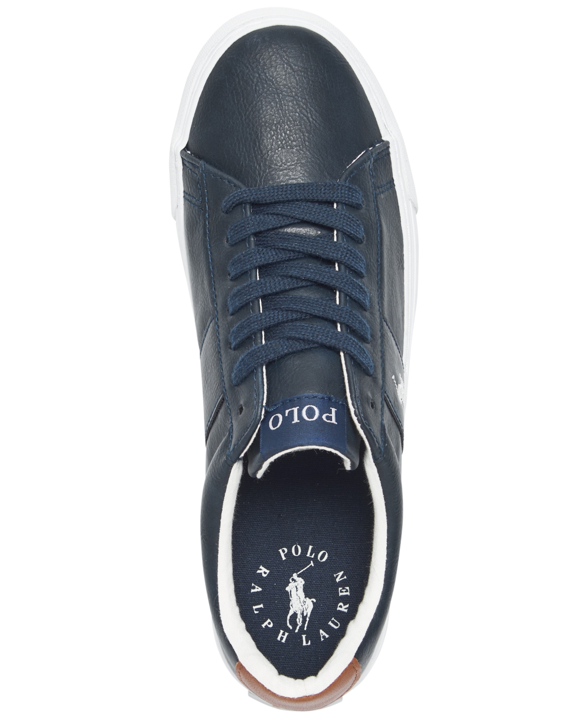 Polo Ralph Lauren Big Boys Sayer Casual Sneakers from Finish Line - White