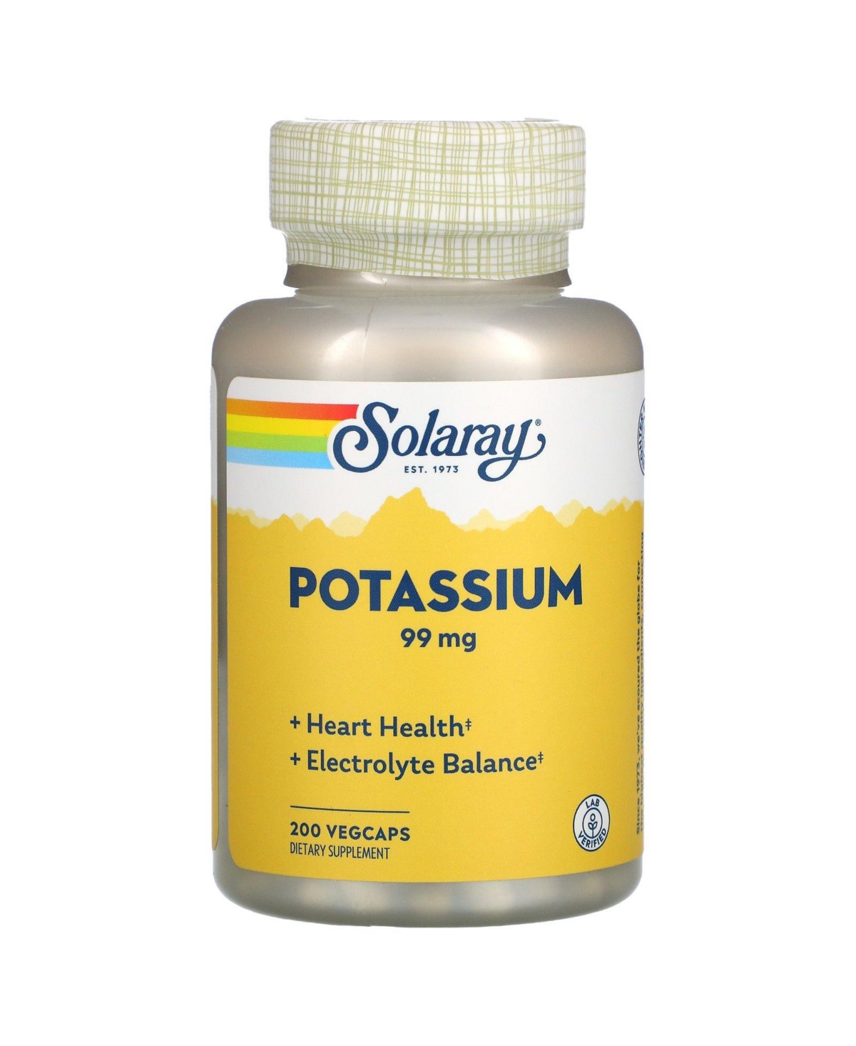 Potassium 99 mg - 200 VegCaps - Assorted Pre-Pack