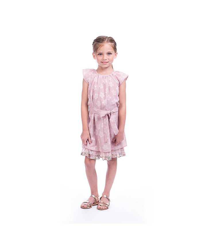 IMOGA Collection Toddler, Child Juliet Camellia Jacquard Woven Dress ...