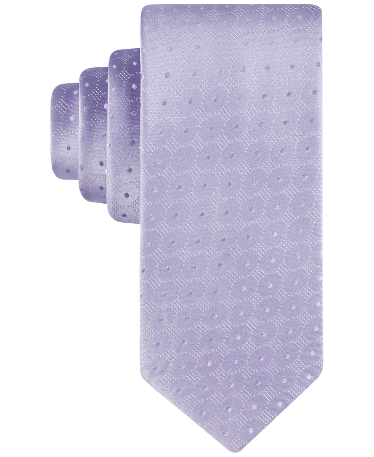 Shop Calvin Klein Men's Bentley Dot Tie In Lilac