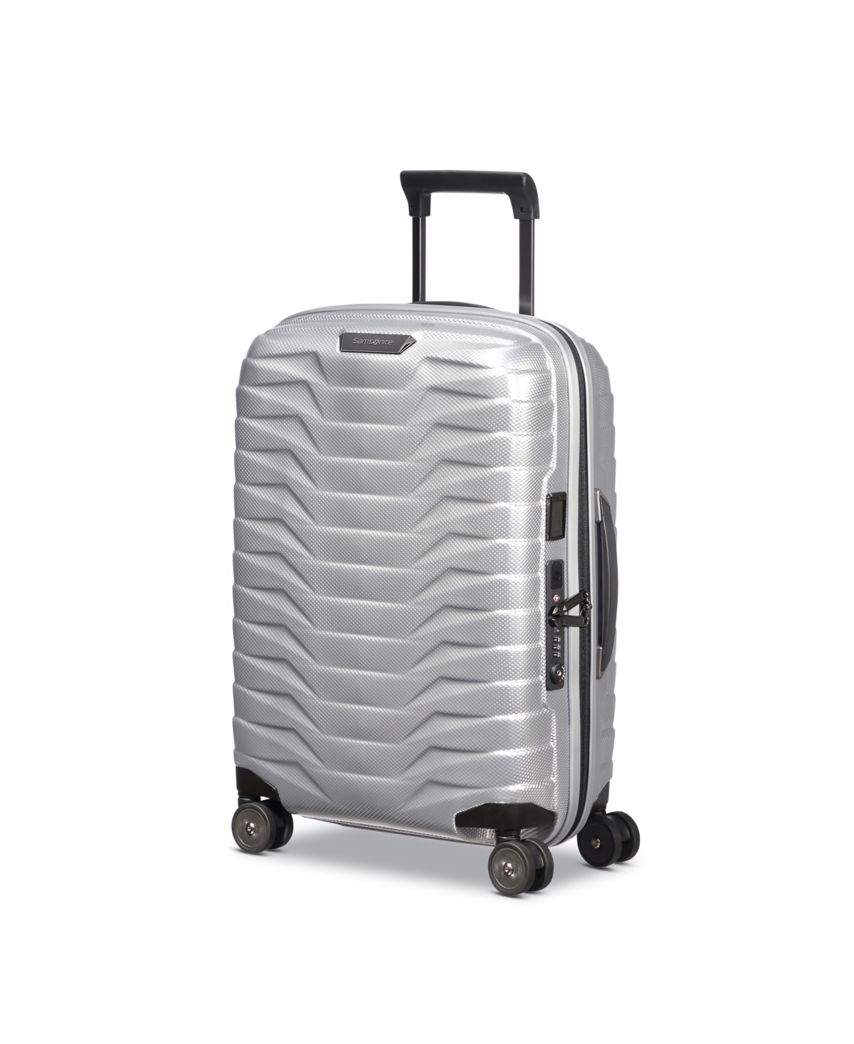 Shop Samsonite Proxis Carry On Spinner In Silver