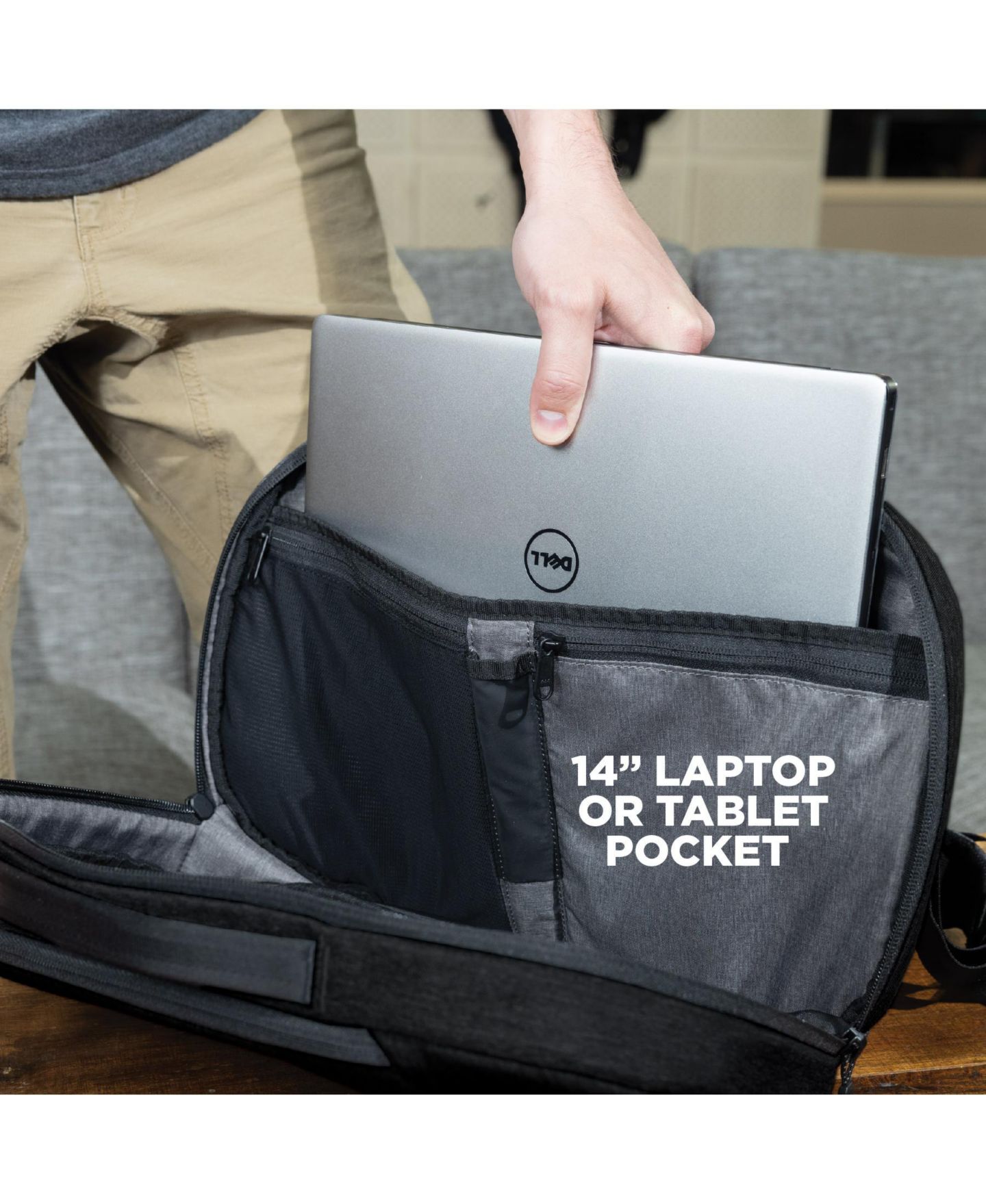 Рюкзак Nomatic Navigator Sling 10L - Cross body Travel With Laptop Sleeve — фото 2