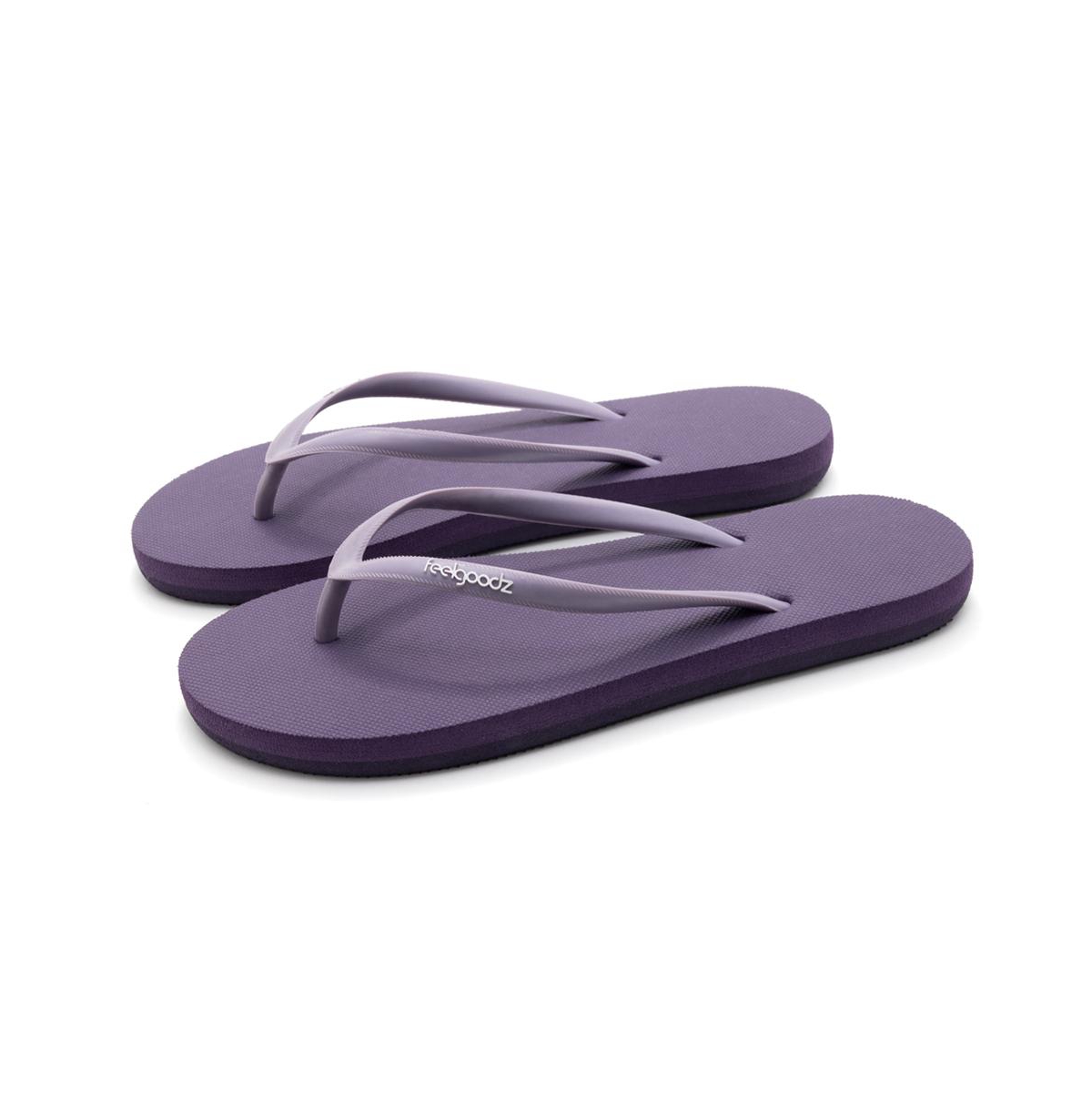 Women's Slimz Ultra Natural Rubber Flip-Flip Thong Sandals - Bayside