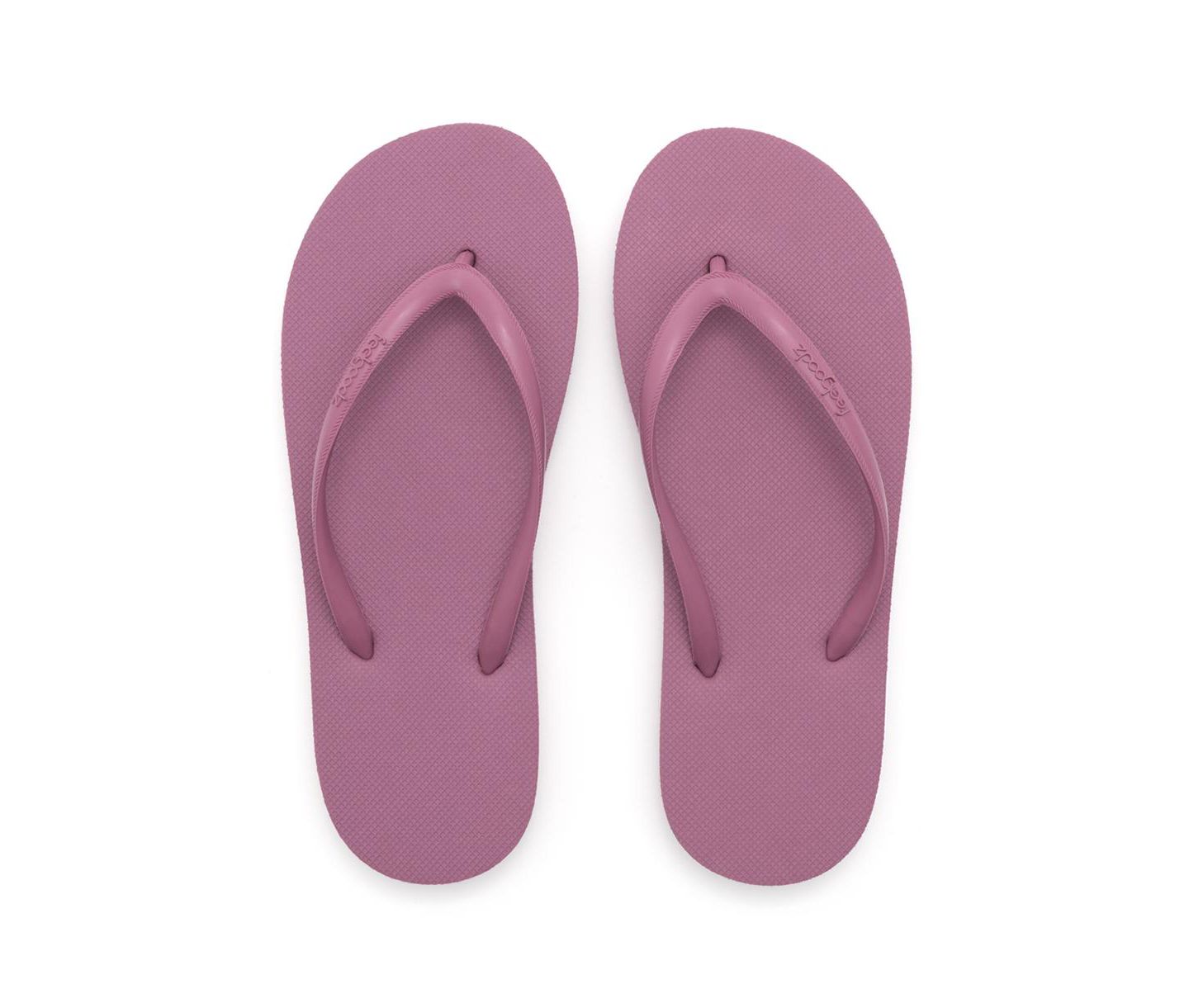 Женские сандалии Feelgoodz Slimz Core Premium Rubber Flip-Flop Thong, цвет: Яркий фиолетовый — фото 2
