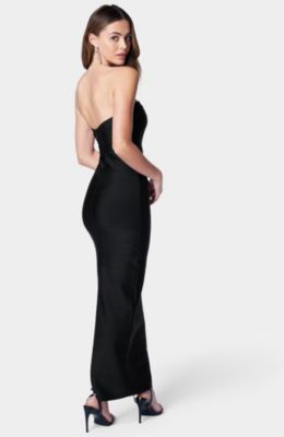 Women's Long Strapless Bandage Dress