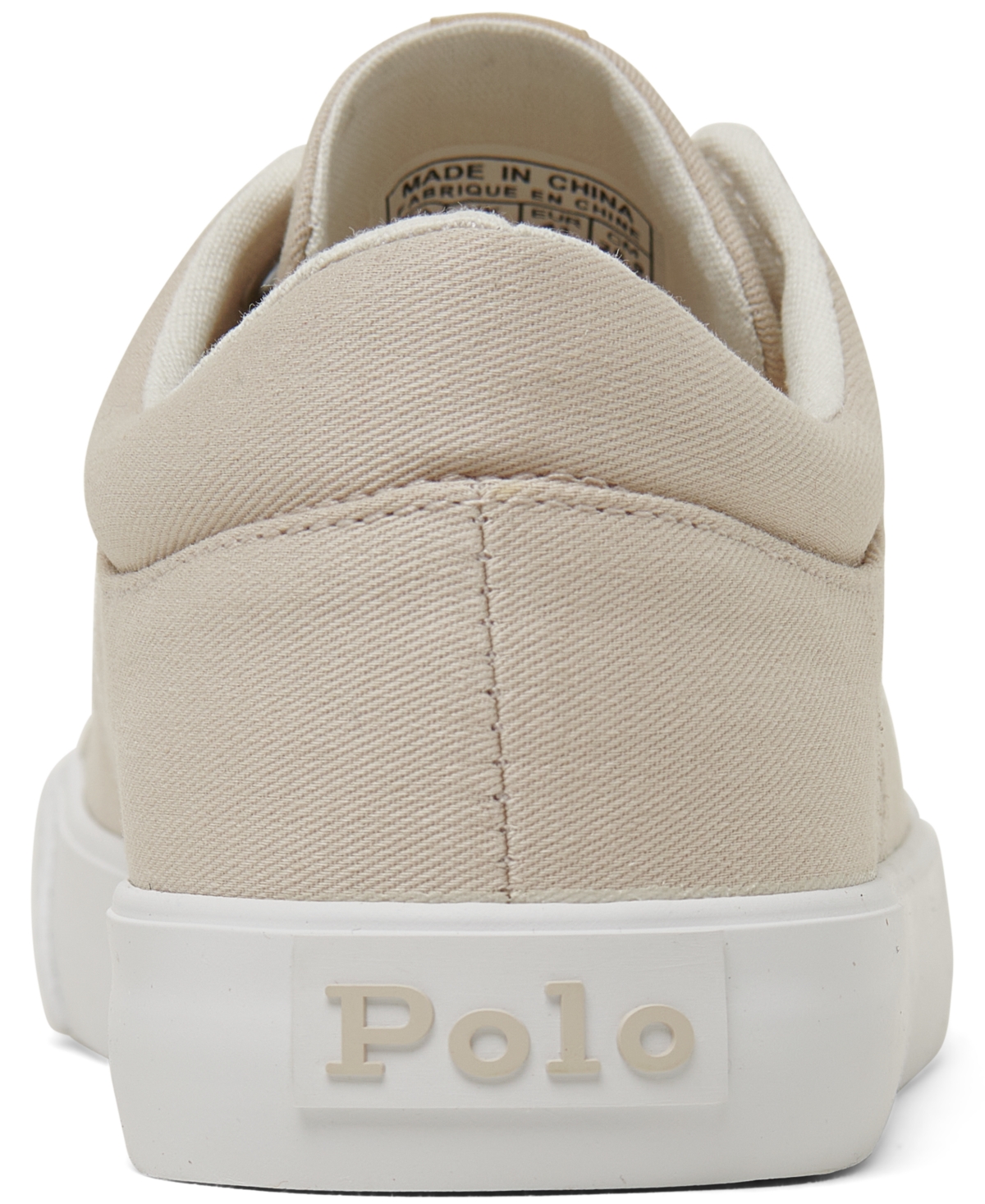 Shop Polo Ralph Lauren Big Kids Elmwood Casual Sneakers From Finish Line In Sand Twill