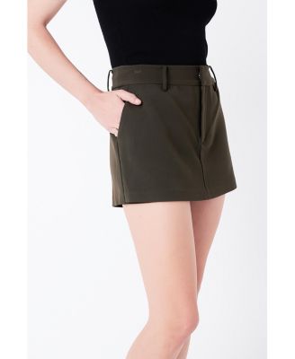 Women's Low Waisted Mini Skort