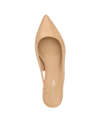 Women's Dainty Kitten Heel Slingback Pumps