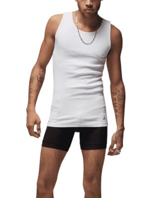Men's 2-Pack Flight Base Stretch Cotton Ribbed Tanks