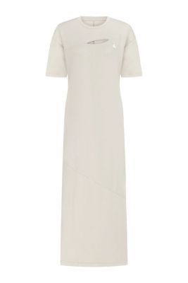 Women's Long Dress with Cutout Detail