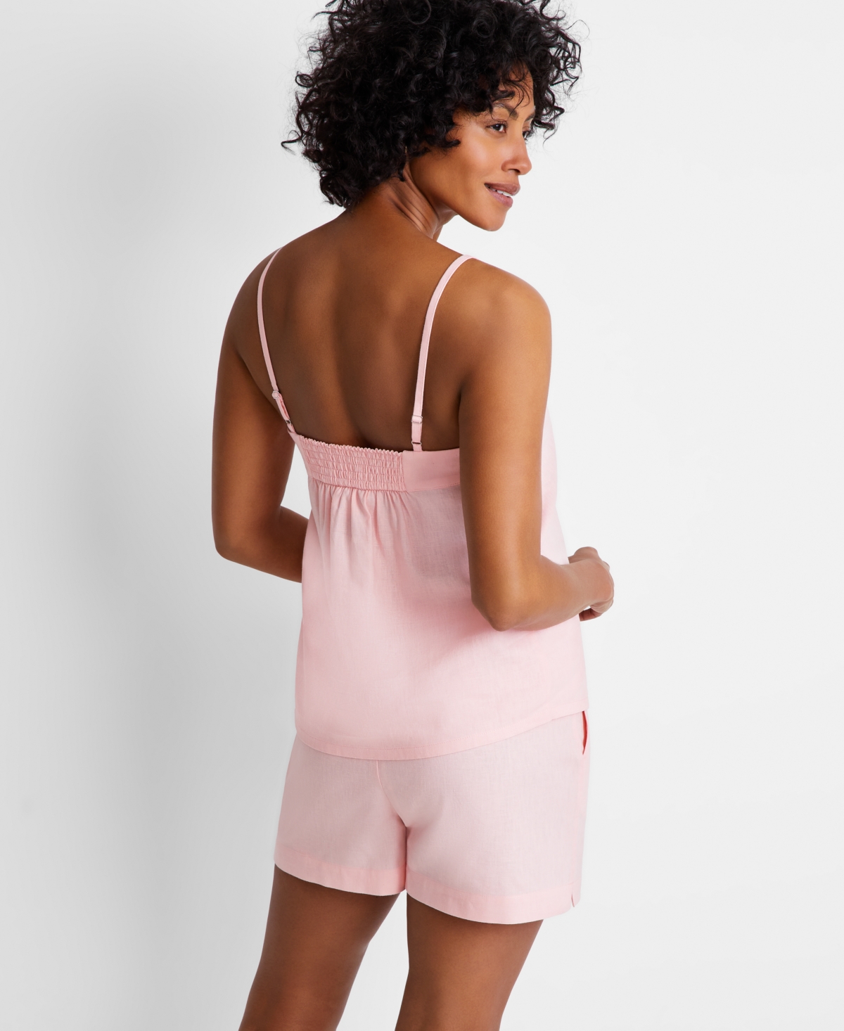 State of Day Women's 2-Pc. Sleeveless Linen Pajamas Set, Created for Macy's