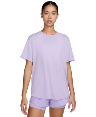 Nike Women's One Relaxed Dri-FIT Short-Sleeve Top - Macy's