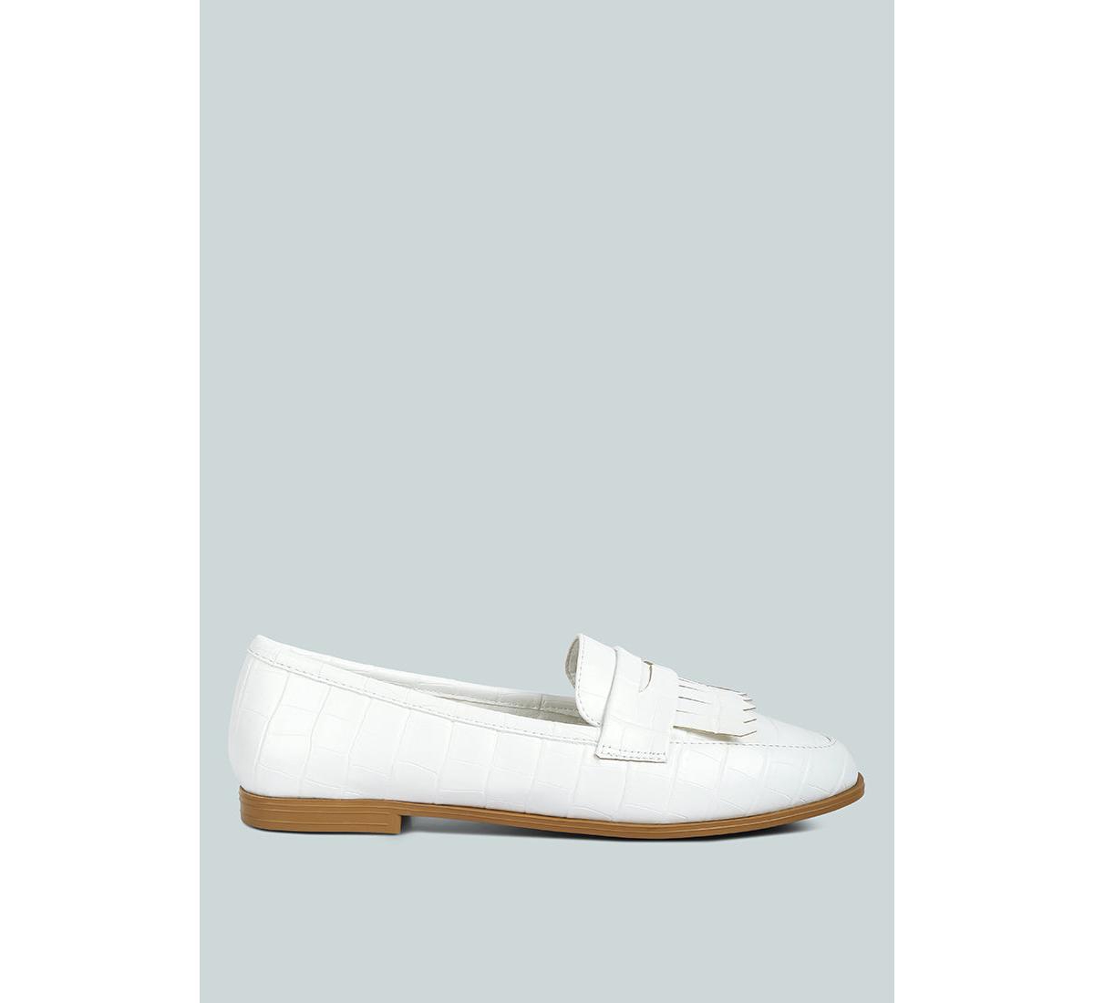 patent pu everyday loafer - Tan
