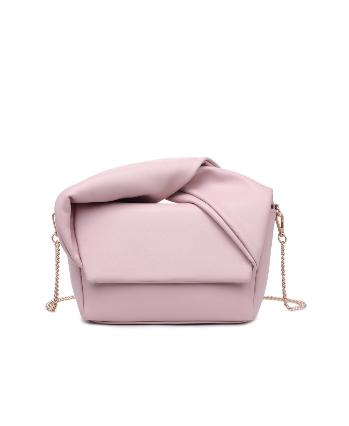 Urban Expressions Odette Twist Top Handle Bag In Pink