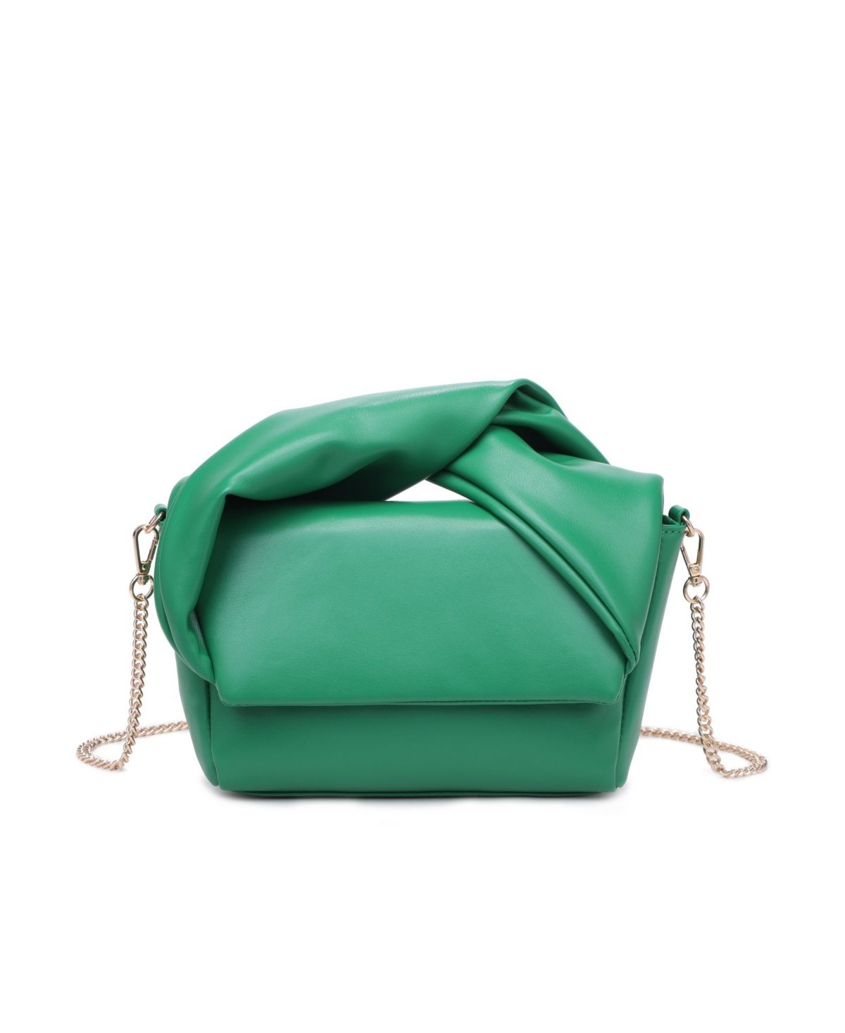 Urban Expressions Odette Twist Top Handle Bag In Green