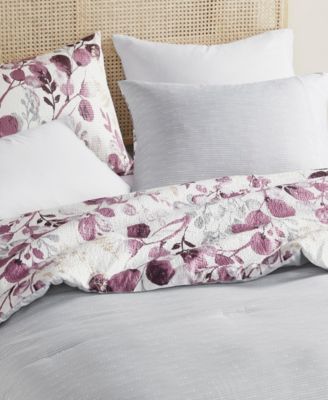 Gabby Reversible Floral Botanical Seersucker 2-Pc. Comforter Set, Twin/Twin XL