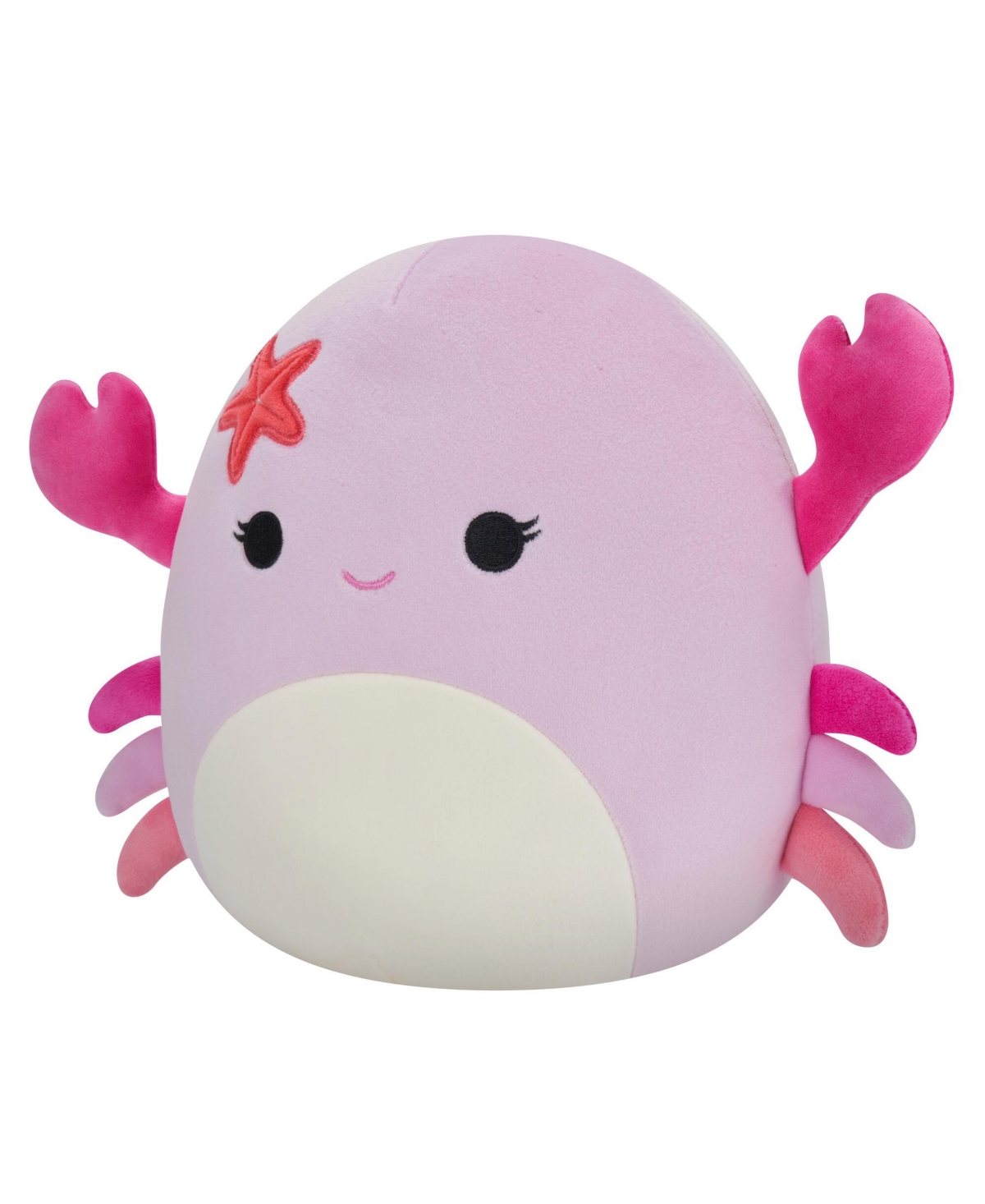 Shop Squishmallows 8" Cailey, Pink Crab With Starfish Pin Plush In Multi Color