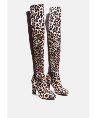fauna knee high block heeled boots