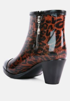 Womens Mizzle Smart Block Heel Rainboots