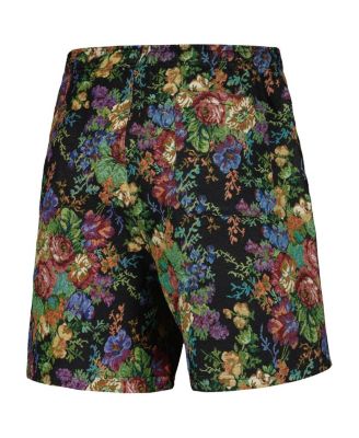 Men's Black Milwaukee Brewers Floral Shorts