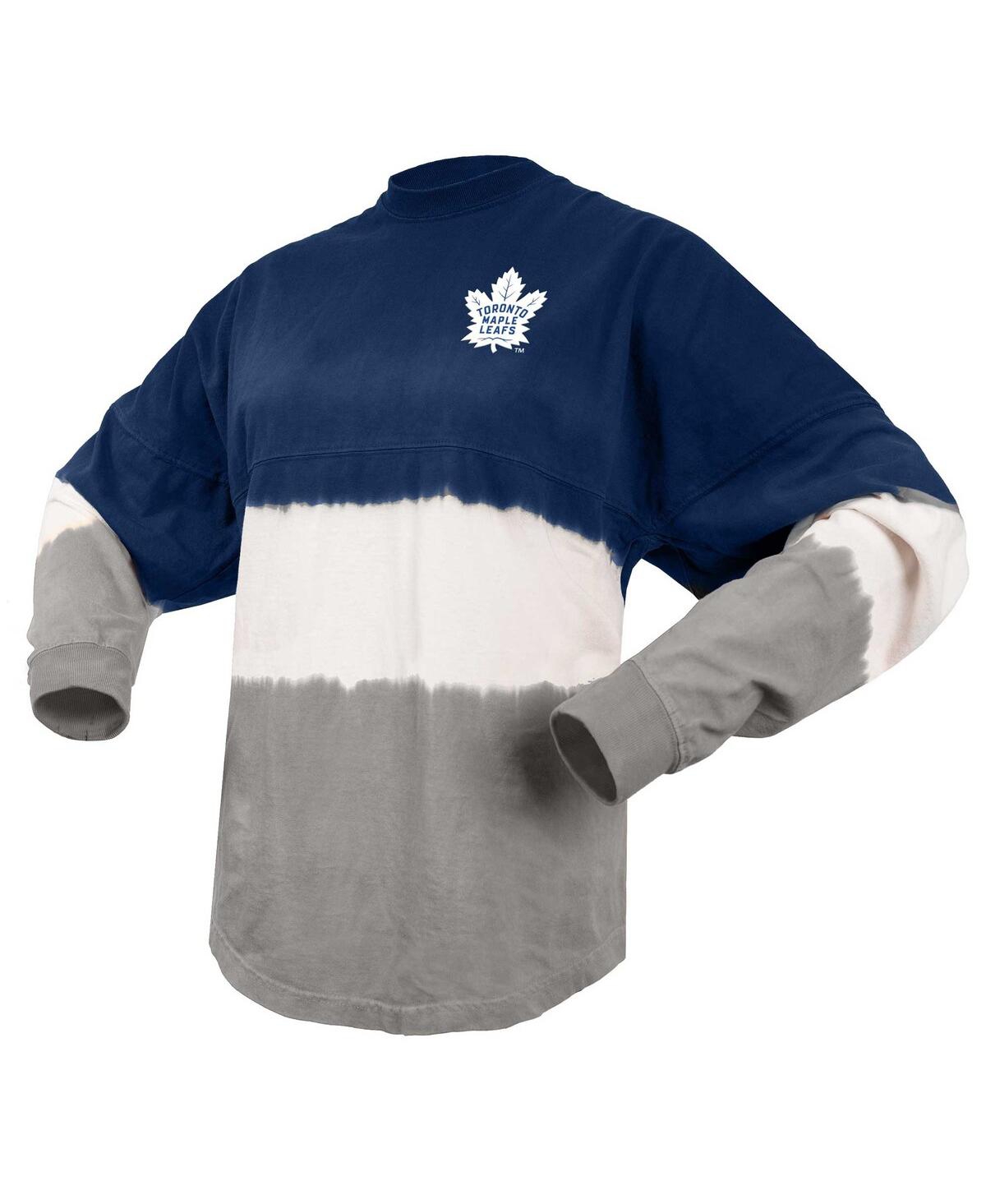 Women's Fanatics Gray Toronto Maple Leafs Ombre Long Sleeve T-shirt - Gray